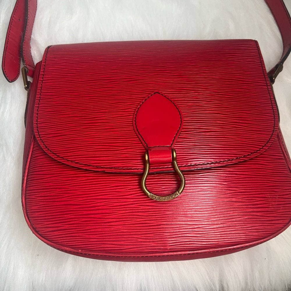 Vintage Louis Vuitton Red Women's Bag